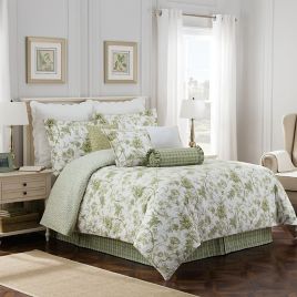 Williamsburg Burwell Reversible Comforter Set Bed Bath Beyond