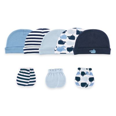 newborn hat and gloves