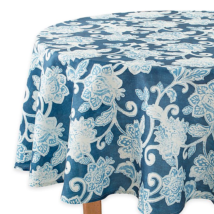 Trimbelle 70 Inch Round Tablecloth, 70 Inch Round Table Topper