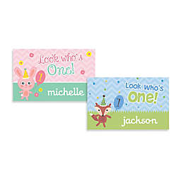 "Look Who's One!" Birthday Name Placemat
