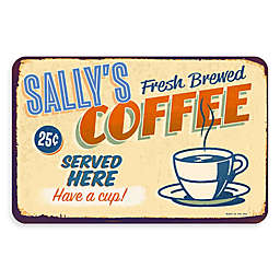 The Softer Side by Weather Guard™ Retro Coffee Shop 18" x 27" Kitchen Mat