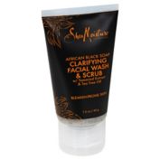 SheaMoisture&reg; 1.5 oz. African Black Soap Clarifying Facial Wash &amp; Scrub