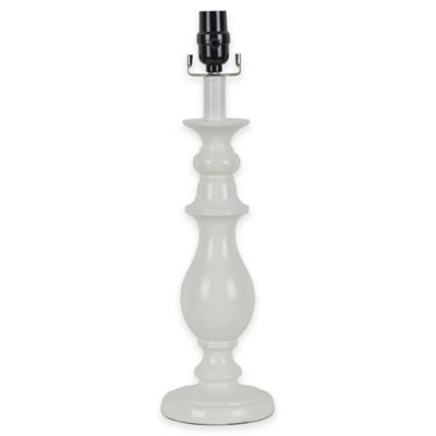 wooden candlestick lamp base