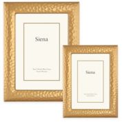 Siena Metallics Hammered Design Frame in Gold