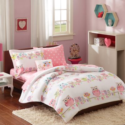 Mi Zone Kids Wise Wendy 8-Piece Full Comforter Set in Pink