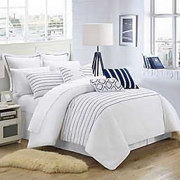 Chic Home Cranston 9-Piece Queen Comforter Set in White