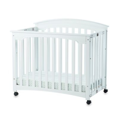 white small crib