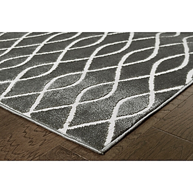 Emma 5-Foot x 7-Foot Area Rug in Grey. View a larger version of this product image.