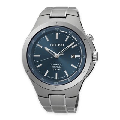seiko kinetic watch titanium
