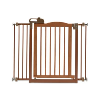 Richell&reg; One-Touch Gate II Pressure Mount Step-Through Pet Gate Collection