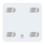 Gaiam&reg; Bluetooth&reg; Smart Bathroom Scale in White