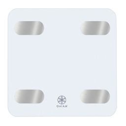 Gaiam® Bluetooth® Smart Bathroom Scale in White