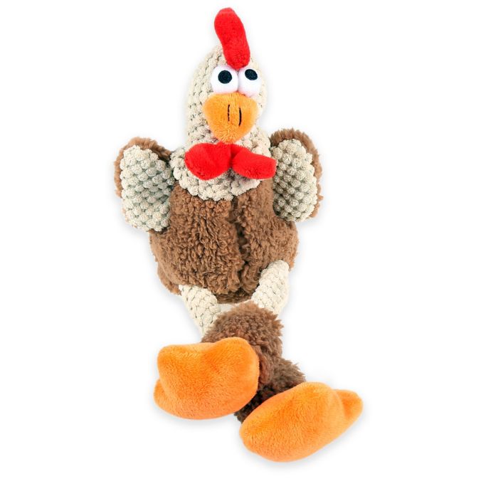 rooster dog toy squeaker