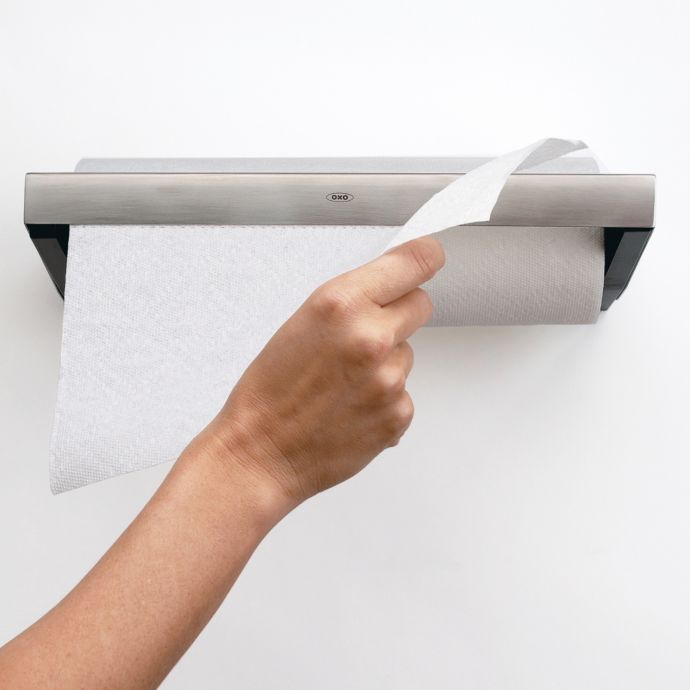 OXO PullThru™ Paper Towel Holder | Bed Bath & Beyond