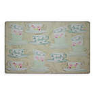 Alternate image 0 for Laura Ashley&reg; Tea Party 32-Inch x 20-Inch Memory Foam Kitchen Mat in Taupe