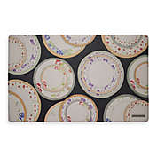 Laura Ashley&reg; Tea Plates 20-Inch x 30-Inch Memory Foam Kitchen Mat