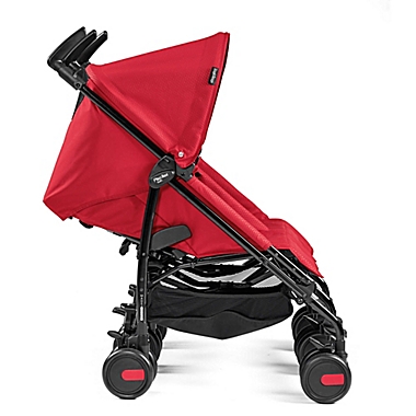 Peg Perego Pliko Mini Twin Double Stroller in Mod Red. View a larger version of this product image.