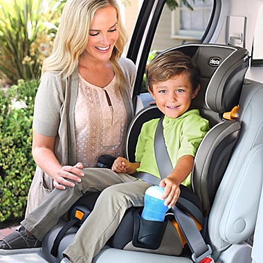 Chicco KidFit&reg; 2-in-1 Belt-Positioning Booster in Black. View a larger version of this product image.