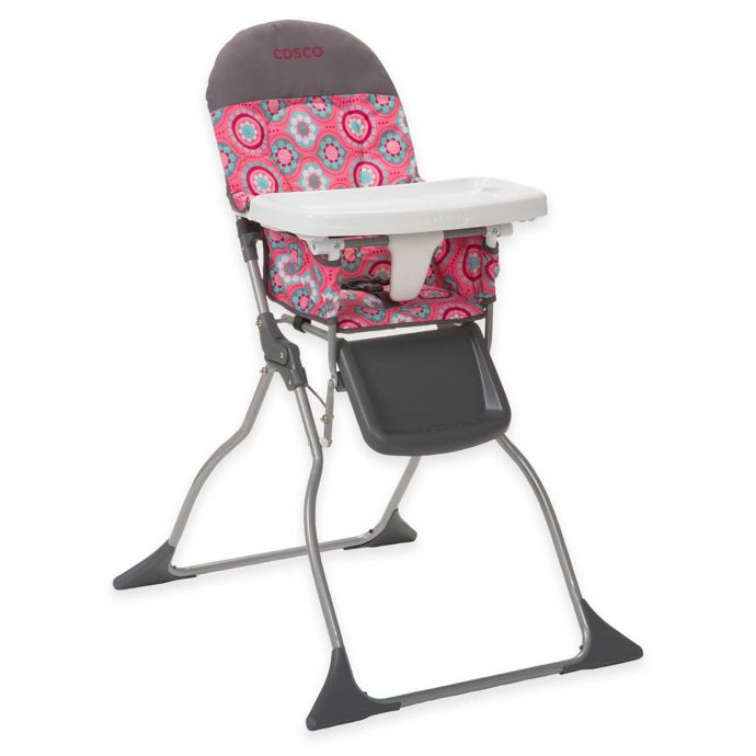 Cosco Simple Fold High Chair In Posey Pop Buybuy Baby