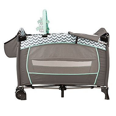 Evenflo&reg; Portable BabySuite&reg; Deluxe Playard in Spearmint Spree. View a larger version of this product image.
