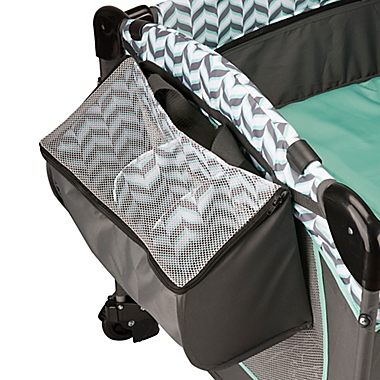 Evenflo&reg; Portable BabySuite&reg; Deluxe Playard in Spearmint Spree. View a larger version of this product image.