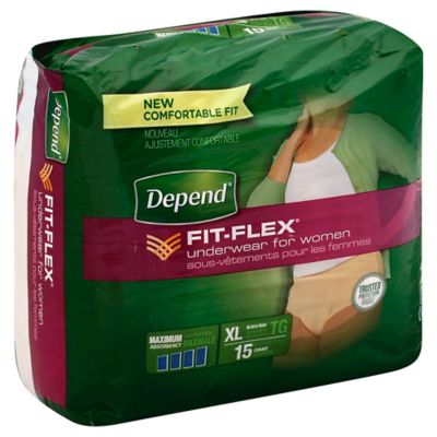 Depend&reg; 15-Count Size Extra-Large Underwear for Women