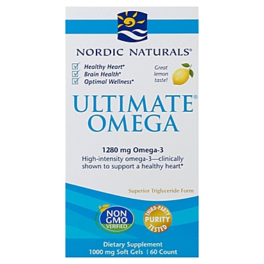 Nordic Naturals&reg; 60-Count Ultimate Omega Soft Gel Supplement. View a larger version of this product image.