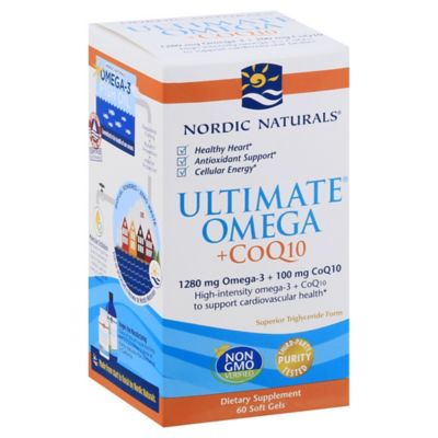 Nordic Naturals&reg; 60-Count Ultimate Omega CoQ10 Soft Gel Supplement