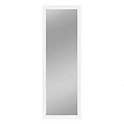 Neutype 47-Inch x 16-Inch Full-Length Hanging Door Mirror in White