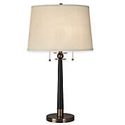 Pacific Coast&reg; Lighting City Heights Table Lamp with Tapered Drum Shade in Bronze