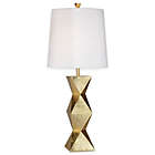 Alternate image 0 for Pacific Coast&reg; Lighting Ripley Table  Lamp with Tapered Drum Shade in Gold