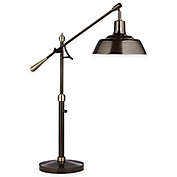 Pacific Coast&reg; Lighting Spot On Adjustable Downbridge Table Lamp with Metal Shade in Bronze