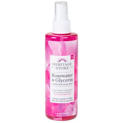 Heritage Store&trade; 8 fl. oz. Rosewater and Glycerin Hydrating Facial Mist