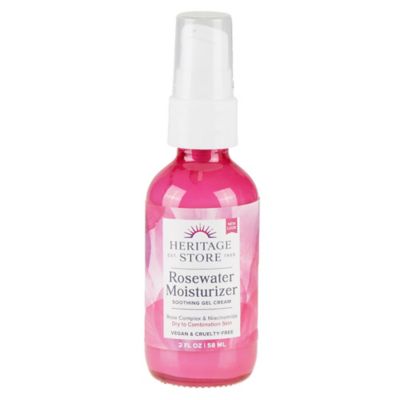Heritage Store&trade; 2 fl. oz. Rosewater Moisturizer Soothing Gel Cream