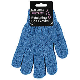 Face Values™ Nylon Exfoliating Spa Gloves