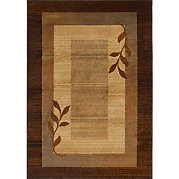 Home Dynamix Royalty Clover 2' x 3' Area Rug in Brown/Blue