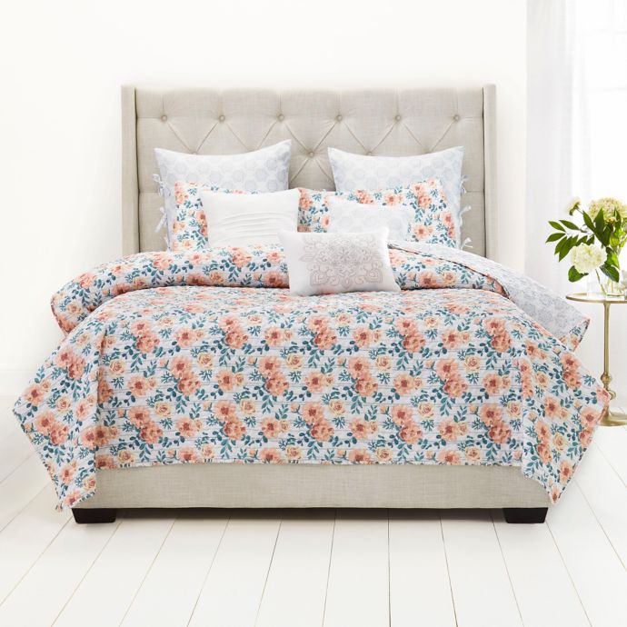 Nicole Miller 9 Piece Indian Summer Quilt Set Bed Bath Beyond