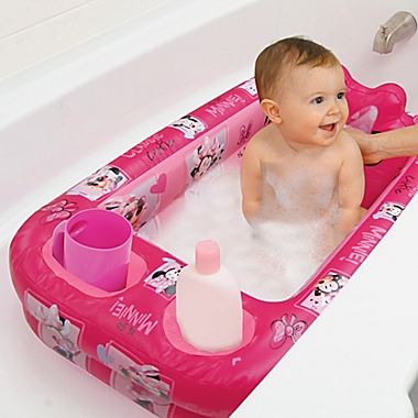 Disney&reg; Minnie Mouse Inflatable Bath Tub. View a larger version of this product image.