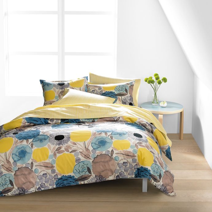 Marimekko Sitruunapuu Duvet Cover Set In Yellow Bed Bath Beyond