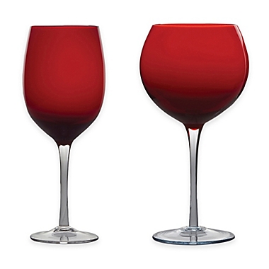 Certified International 8-Piece Red and White Wine Glass Set. View a larger version of this product image.