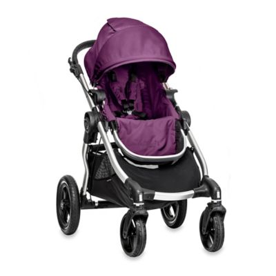 purple travel system stroller