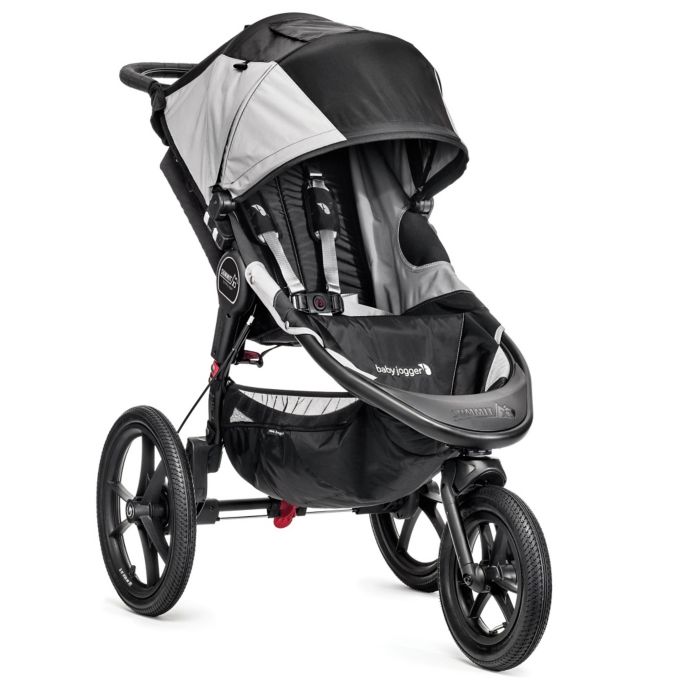 Jogging Strollers > Baby Jogger® Summit™ X3 Single Stroller in Black/Grey
