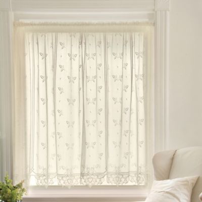 Heritage Lace&reg; Heirloom 45-Inch Sheer Window Curtain Tier