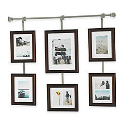 Wall Solutions 10-Piece Rod and Frame Set in Pewter