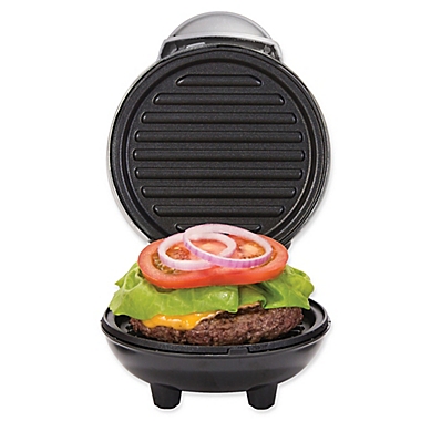 Dash&reg; Mini Grill in Silver. View a larger version of this product image.