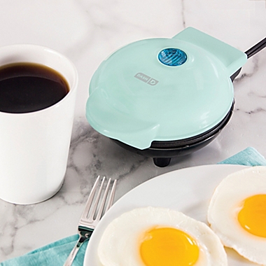 Dash&reg; Mini Griddle in Aqua. View a larger version of this product image.