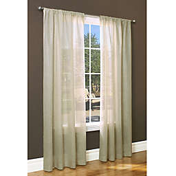 Weathervane Rod Pocket Window Curtain Panel in Linen (Single)
