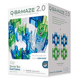 Q-BA Maze 2.0 Starter Box 50-Piece in Cool Colors