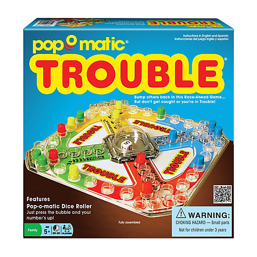 Pop N Hop Trouble pop matic Traditional Family Fun Strategy Board Game 4 Player