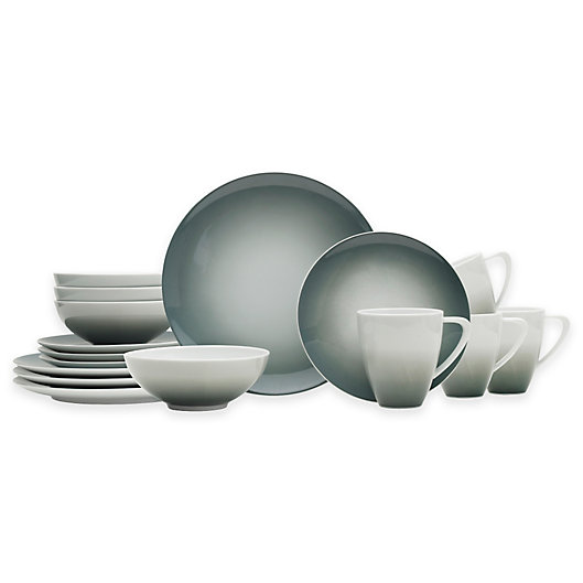 Alternate image 1 for Mikasa® Naya Grey 16-Piece Dinnerware Set